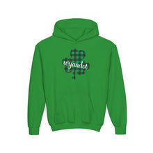 Load image into Gallery viewer, Wyandot Shamrock Soft Hooded Sweatshirt for Youth
