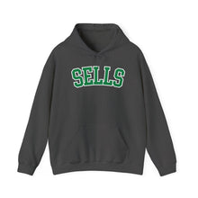 Load image into Gallery viewer, Sells College Block Adult Hooded Sweatshirt
