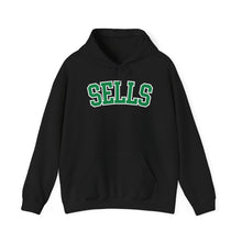 Load image into Gallery viewer, Sells College Block Adult Hooded Sweatshirt
