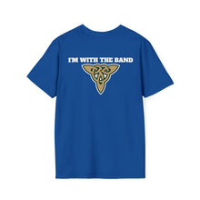 Load image into Gallery viewer, Dublin Jerome Marching Band Celtic &quot;I&#39;m With The Band&quot; Softstyle Tee
