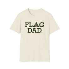 Load image into Gallery viewer, Dublin Jerome Marching Band Flag Dad Softstyle Tee
