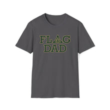 Load image into Gallery viewer, Dublin Jerome Marching Band Flag Dad Softstyle Tee
