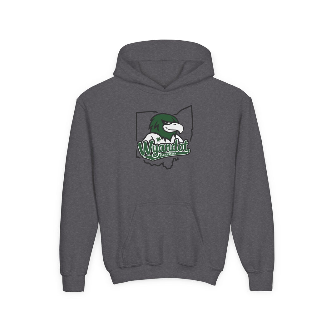 Wyandot Logo Soft Hooded Sweatshirt for Youth