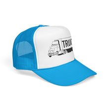 Load image into Gallery viewer, DJMB Band Loading Crew Trucker Hat with Truck Embroidery, Adjustable Foam Cap

