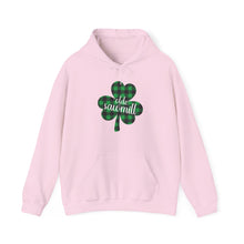 Load image into Gallery viewer, Olde Sawmill Plaid Shamrock ADULT Hooded Sweatshirt
