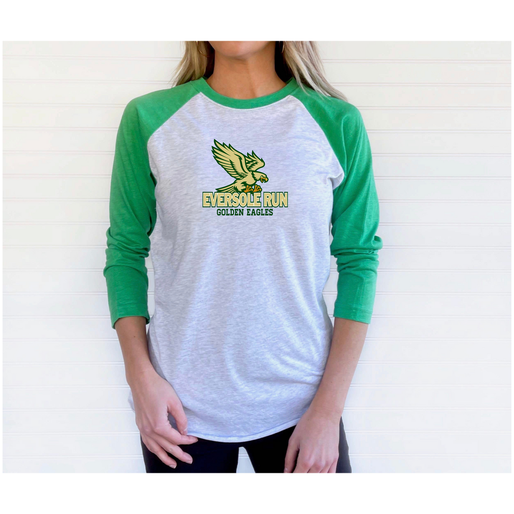 Eversole Logo Adult Baseball Tee