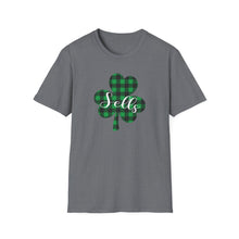 Load image into Gallery viewer, Sells Plaid Shamrock ADULT Super Soft T-Shirt

