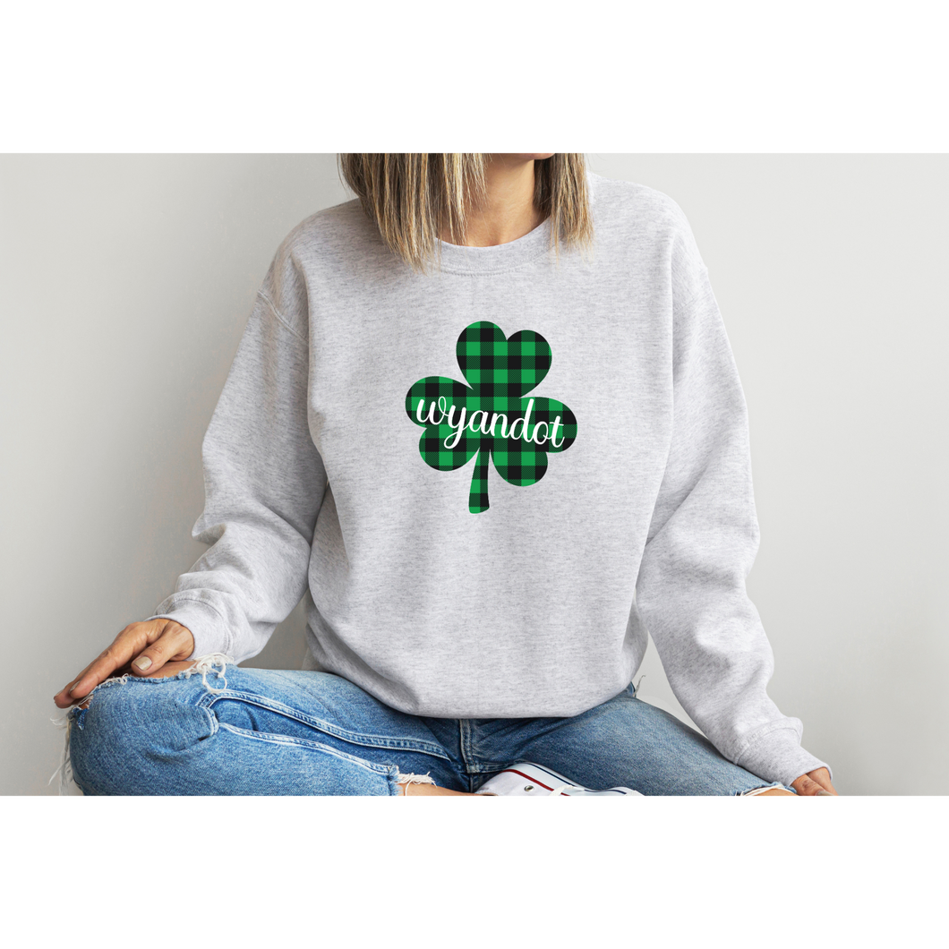 Wyandot Shamrock Adult Comfort Crewneck Sweatshirt