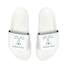 Load image into Gallery viewer, Dublin Golf Logo Women&#39;s PU Slide Sandals
