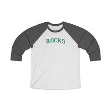 Load image into Gallery viewer, Sells Rocks ADULT Tri-Blend 3/4 Raglan Tee

