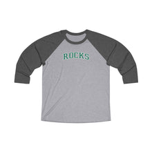 Load image into Gallery viewer, Sells Rocks ADULT Tri-Blend 3/4 Raglan Tee
