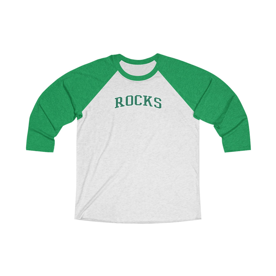 Sells Rocks ADULT Tri-Blend 3/4 Raglan Tee
