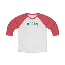 Load image into Gallery viewer, Sells Rocks ADULT Tri-Blend 3/4 Raglan Tee
