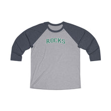 Load image into Gallery viewer, Sells Rocks ADULT Tri-Blend 3/4 Raglan Tee
