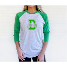 Load image into Gallery viewer, Davis Logo Adult Baseball Tee
