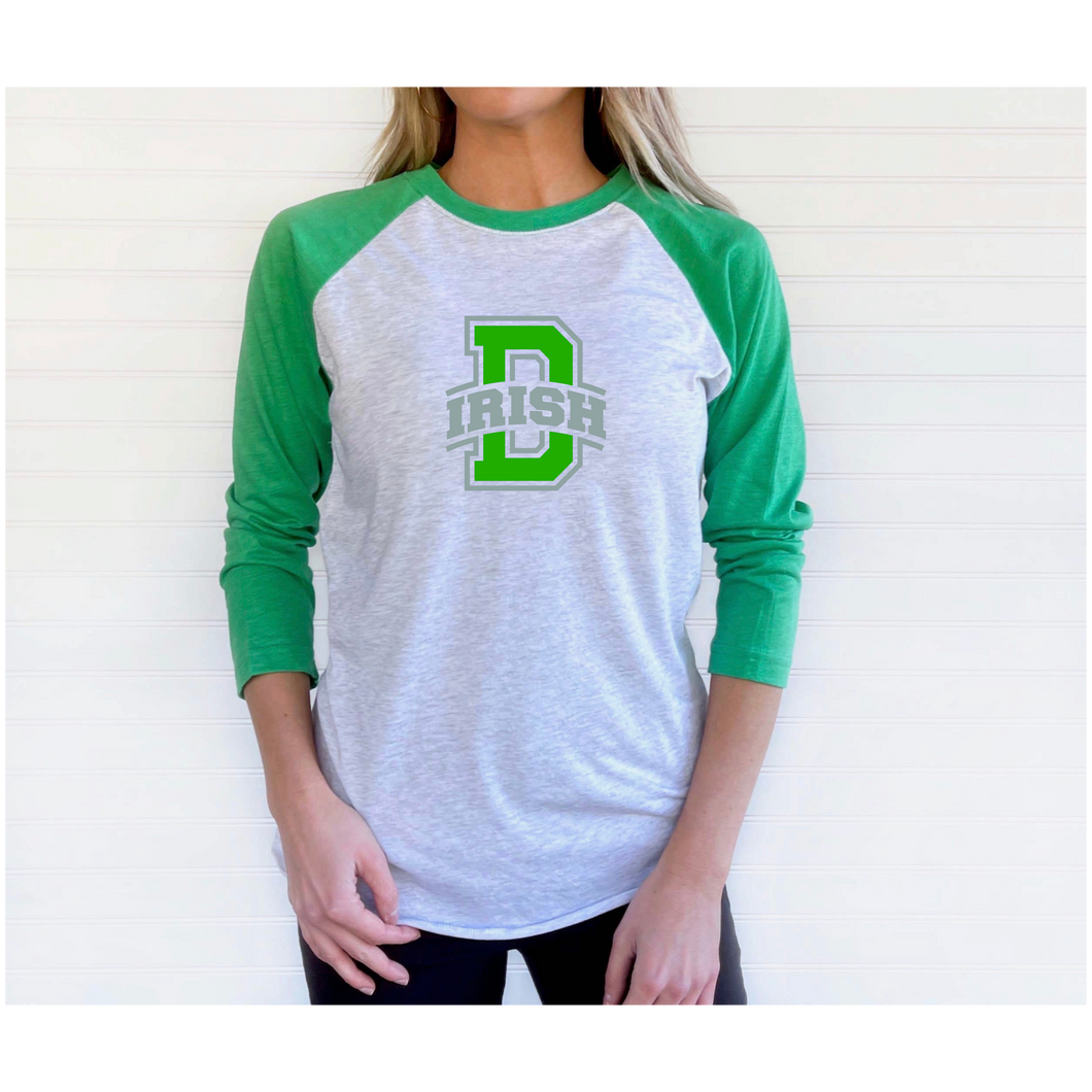 Davis Logo Adult Baseball Tee