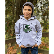 Load image into Gallery viewer, Wyandot Logo Soft Hooded Sweatshirt for Youth
