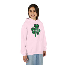 Load image into Gallery viewer, Olde Sawmill Plaid Shamrock YOUTH Hoodie
