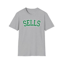 Load image into Gallery viewer, Sells Adult College Block Super Soft T-Shirt
