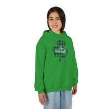 Load image into Gallery viewer, Olde Sawmill Plaid Shamrock YOUTH Hoodie
