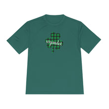 Load image into Gallery viewer, Wyandot Shamrock Adult Moisture-Wicking Unisex Tee
