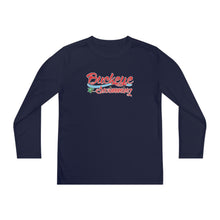 Load image into Gallery viewer, Buckeye Swimming Youth Long Sleeve Competitor Tee
