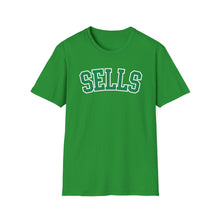 Load image into Gallery viewer, Sells Adult College Block Super Soft T-Shirt
