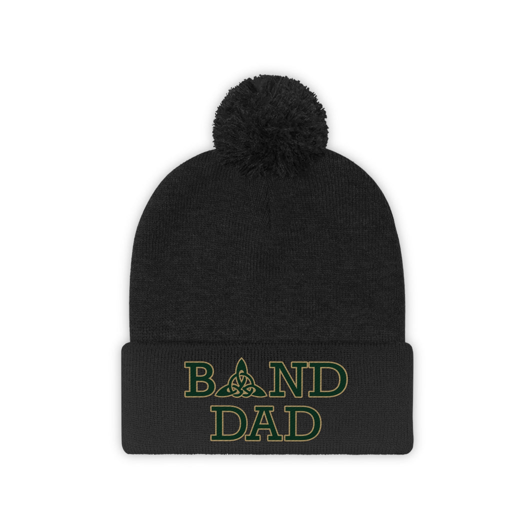 Dublin Jerome Marching Band Dad Embroidered Pom Pom Beanie