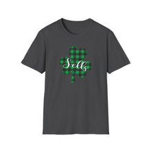 Load image into Gallery viewer, Sells Plaid Shamrock ADULT Super Soft T-Shirt
