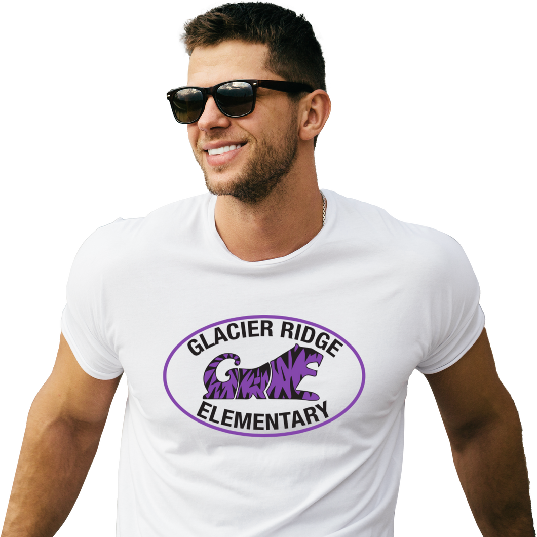 Glacier Ridge Adult Unisex Heavy Cotton Tee - Perfect for School Spirit Events!