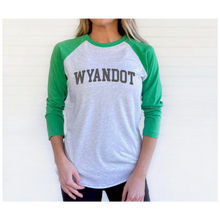 Load image into Gallery viewer, Wyandot Adult Raglan Tee - Super Soft Unisex Tri-Blend
