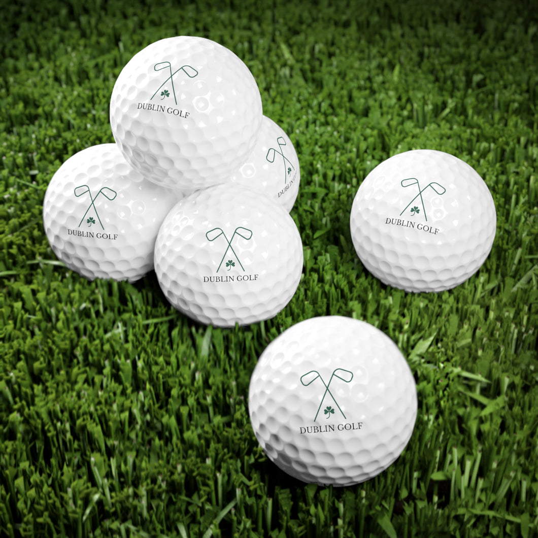 Dublin Logo Golf Balls, 6pcs