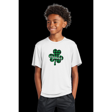 Load image into Gallery viewer, Wyandot Youth Shamrock Moisture Wicking Tee
