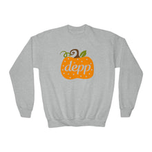 Load image into Gallery viewer, Depp Pumpkin Cutie Youth Crewneck Sweatshirt
