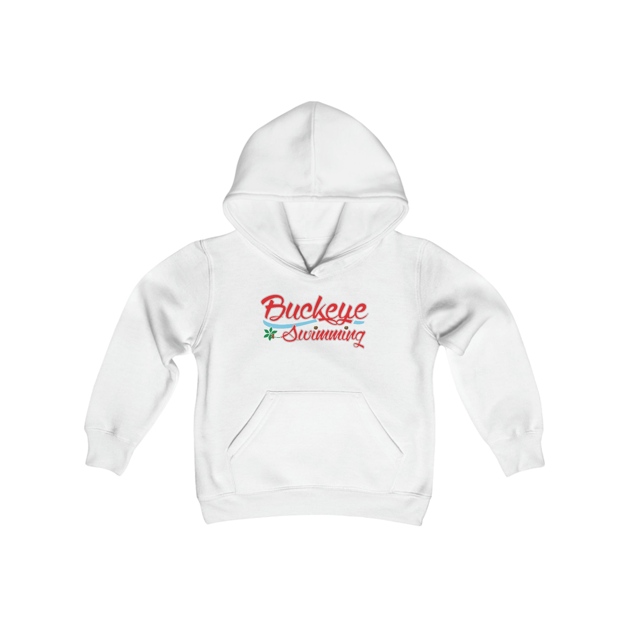 Buckeye Swimming Youth Super Soft Hooded Sweatshirt