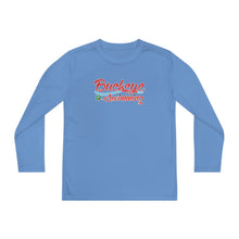 Load image into Gallery viewer, Buckeye Swimming Youth Long Sleeve Competitor Tee
