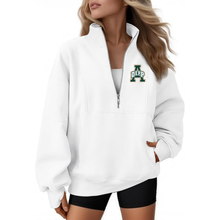 Load image into Gallery viewer, Depp Womens Quarter Zip Oversized Sweatshirt
