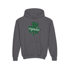 Load image into Gallery viewer, Wyandot Shamrock Soft Hooded Sweatshirt for Youth
