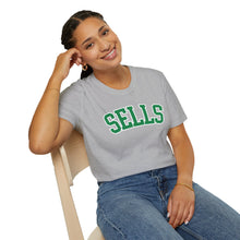 Load image into Gallery viewer, Sells Adult College Block Super Soft T-Shirt
