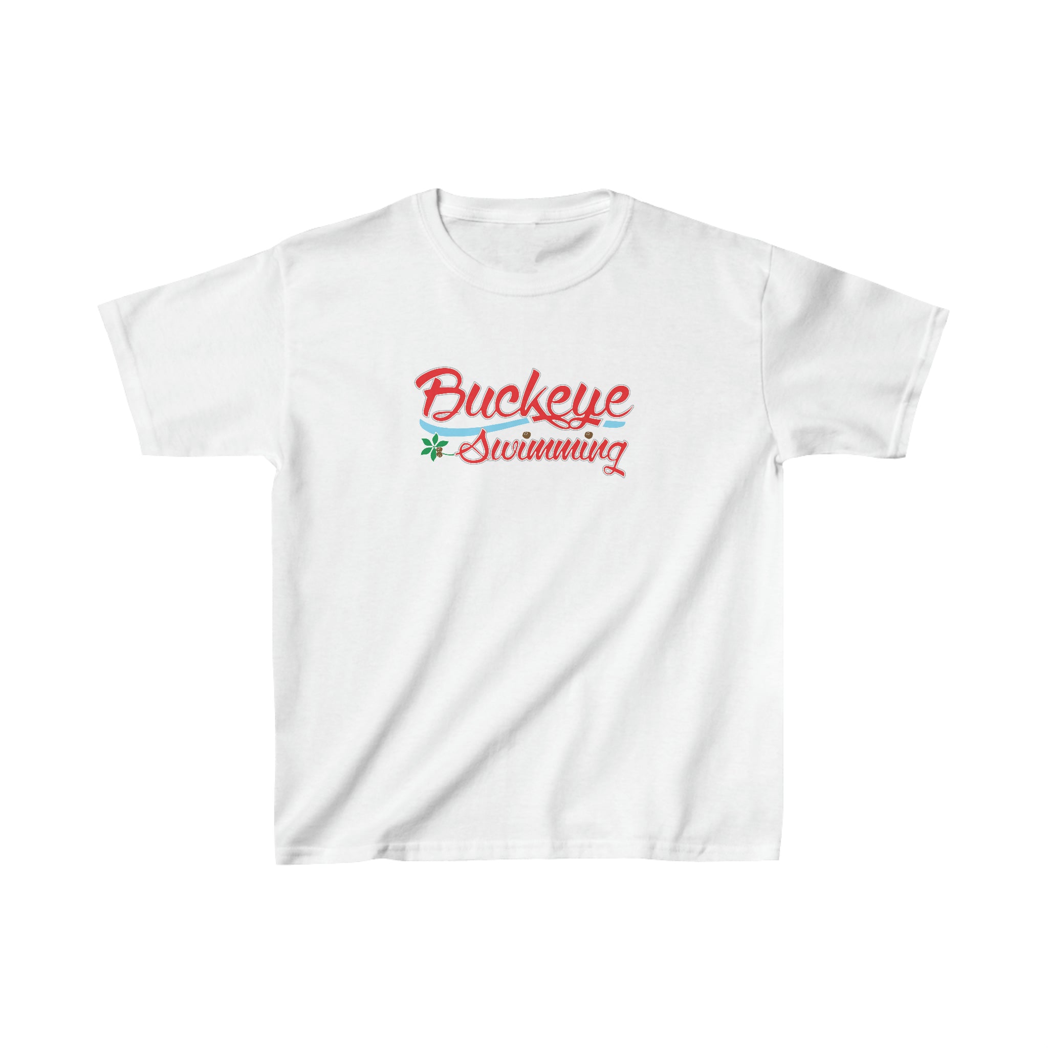 Buckeye Swimming Kids Super Soft Tee