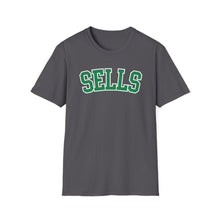 Load image into Gallery viewer, Sells Adult College Block Super Soft T-Shirt
