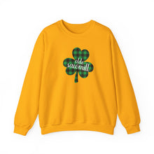 Load image into Gallery viewer, Olde Sawmill Plaid Shamrock Adult Super Soft Crewneck Sweatshirt
