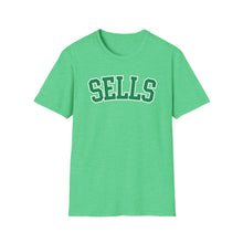 Load image into Gallery viewer, Sells Adult College Block Super Soft T-Shirt
