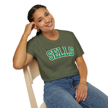 Load image into Gallery viewer, Sells Adult College Block Super Soft T-Shirt
