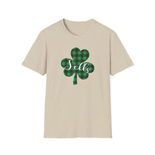 Load image into Gallery viewer, Sells Plaid Shamrock ADULT Super Soft T-Shirt
