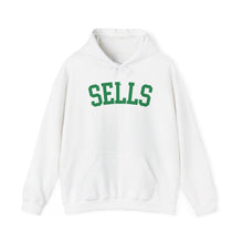Load image into Gallery viewer, Sells College Block Adult Hooded Sweatshirt
