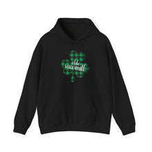 Load image into Gallery viewer, Olde Sawmill Plaid Shamrock ADULT Hooded Sweatshirt

