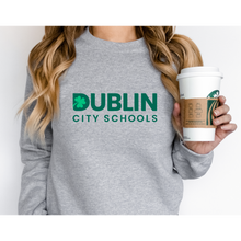 Load image into Gallery viewer, Dublin City Schools New Logo Crewneck Sweatshirt
