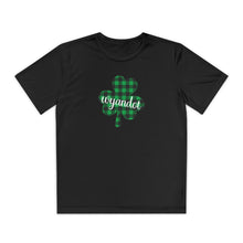 Load image into Gallery viewer, Wyandot Youth Shamrock Moisture Wicking Tee
