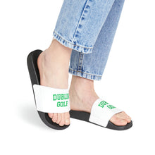Load image into Gallery viewer, Dublin Golf Women&#39;s Collegiate Slide Sandals
